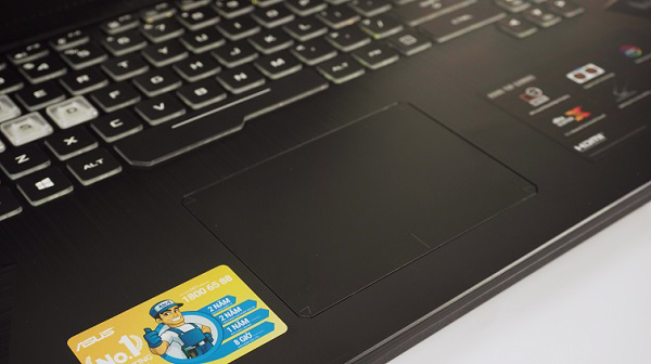 Laptop Gaming ASUS TUF FX705DD AU059T sỡ hữu hành trình phím 1.8 mm