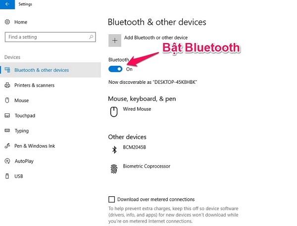 Hướng dẫn cách cài đặt bật mở Bluetooth trên Laptop Dell chuẩn nhất