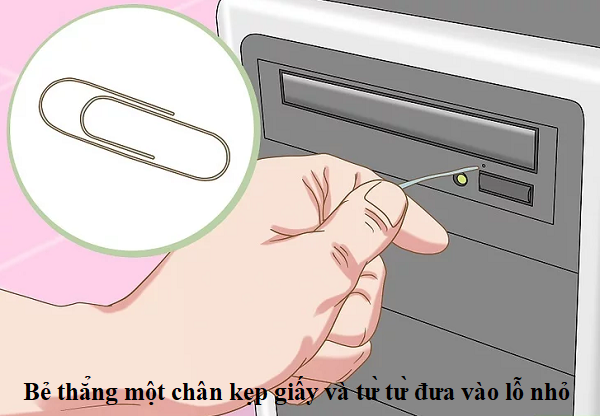 Cách mở khay đĩa ổ đĩa trên máy tính bàn 15
