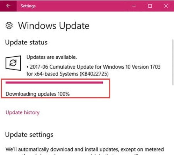 Windows tự động update
