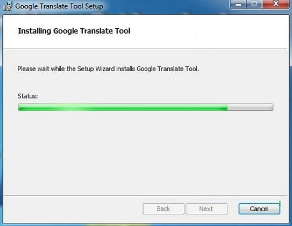 Công cụ Google Translate Tool này sẽ cài đặt vào máy tính