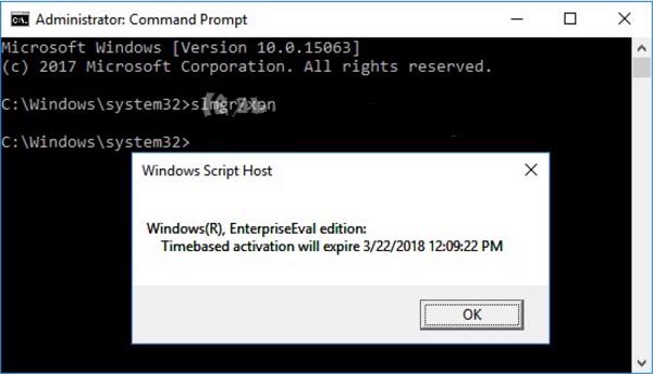 Hộp thoại thông báo trên cửa sổ Windows Script Host
