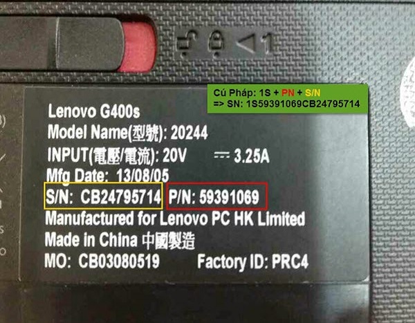 Hướng dẫn check kiểm tra bảo hành Laptop Lenovo chính hãng
