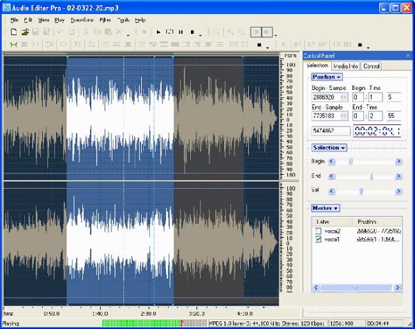 Phần mềm Audio Editor Pro