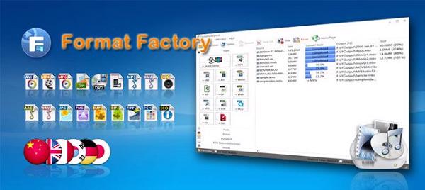 Phần mềm đổi đuôi video – Format Factory