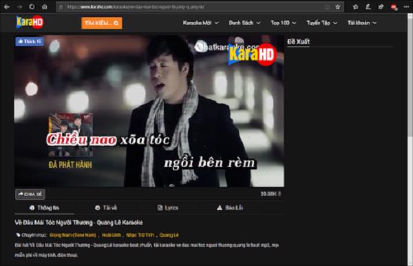 Karaoke Online trên karahd